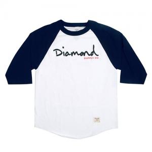 OG SCRIPT RAGLAN-WHT/NVY